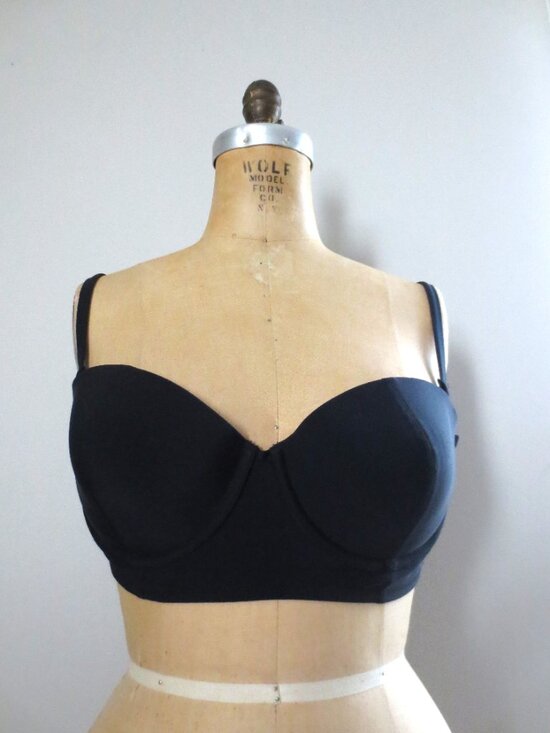 Old Navy 4-Way Convertible Strap Black Bikini Top - NWOT - Picture 3 of 14